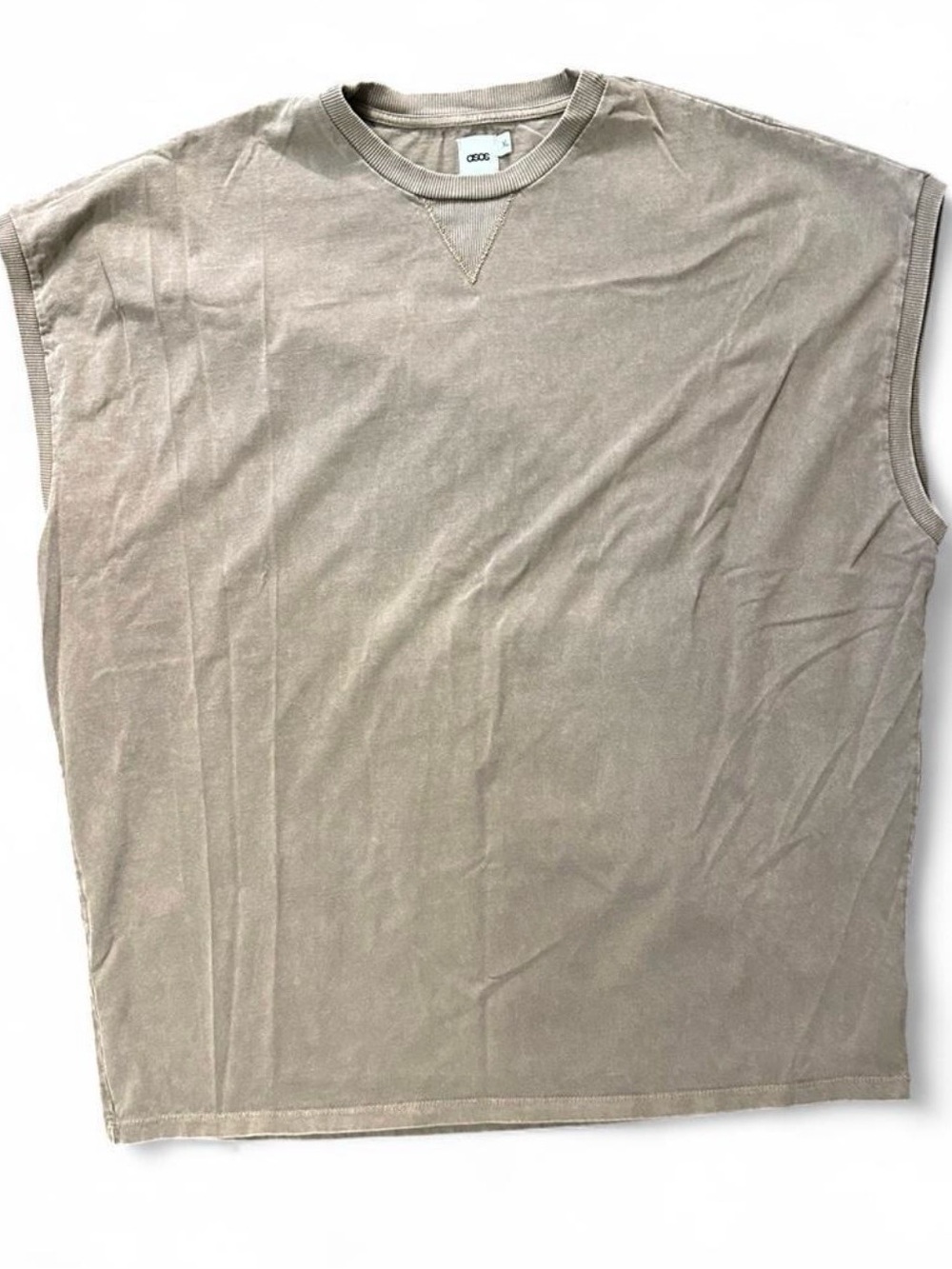 ASOS Beige Sleeveless Tank Top